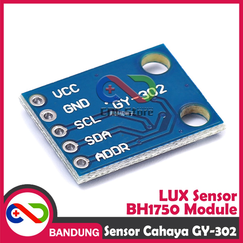 GY-302 BH1750 MODULE SENSOR CAHAYA LUX SENSOR INTENSITAS CAHAYA LUMEN CANDELA