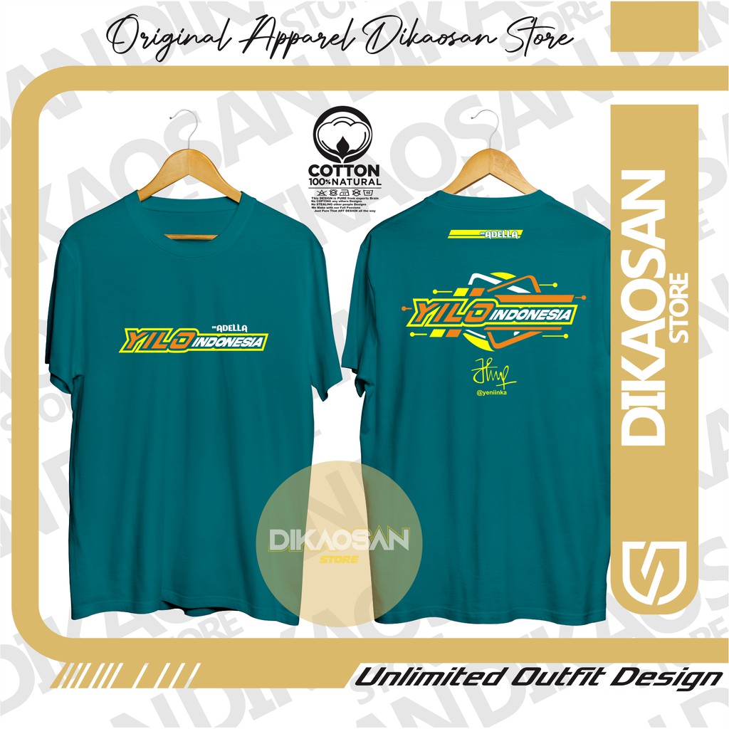 KAOS BAJU TSHIRT YILO YENI INKA LOVERS INDONESIA DANGDUT KAOS DISTRO PRIA WANITA - Dikaosan Store