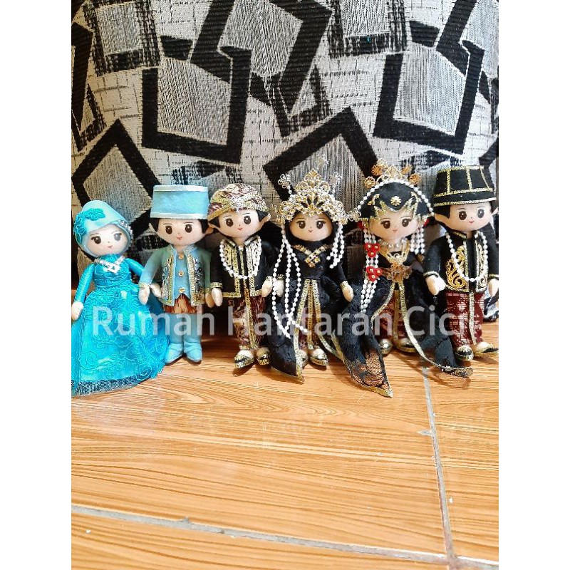 boneka pengantin/boneka mahar/pengantin boneka/boneka pasangan pengantin/ boneka panel/boneka flanel
