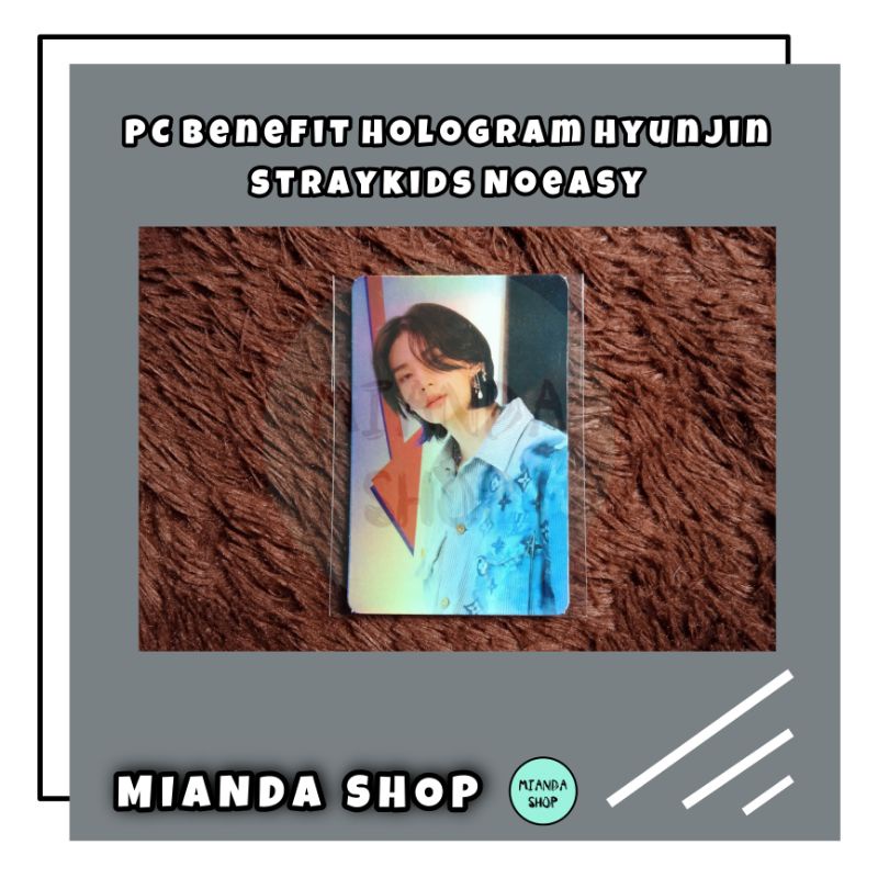 [READY STOCK] PHOTOCARD PC HOLOGRAM BENEFIT ALADIN HYUNJIN STRAYKIDS NOEASY
