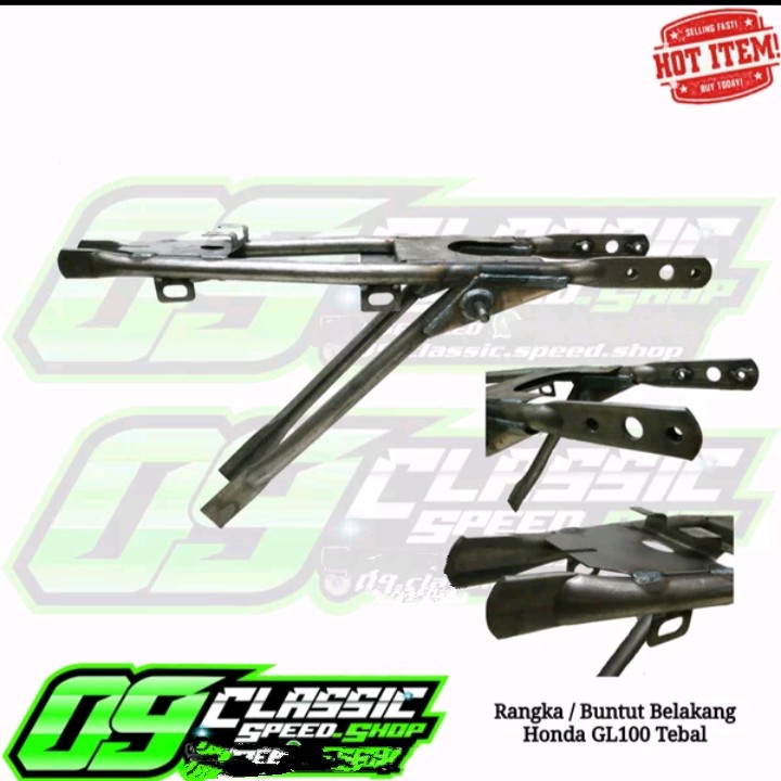 Rangka Frame buntut Body Belakang Gride A GL100 GL 100 CB Japstyle Caferacer Japs Tyle dll Tebal