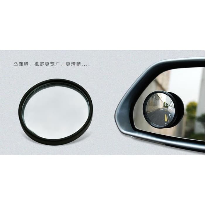 Igrosir Kaca Spion Kecil Mobil / Motor Mini Cembung Wide Angle Blind Spot Car Mirrors