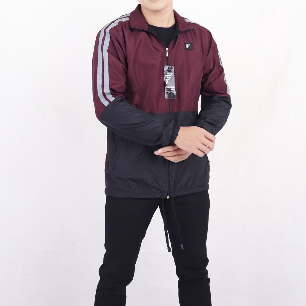 Jaket Parasut Pria Simple Forward System Original