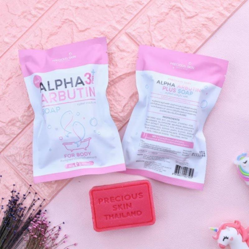 [Per Pc] Sabun Mandi Precious Skin Alpha Arbutin 3 Plus+ Body Soap Original BPOM