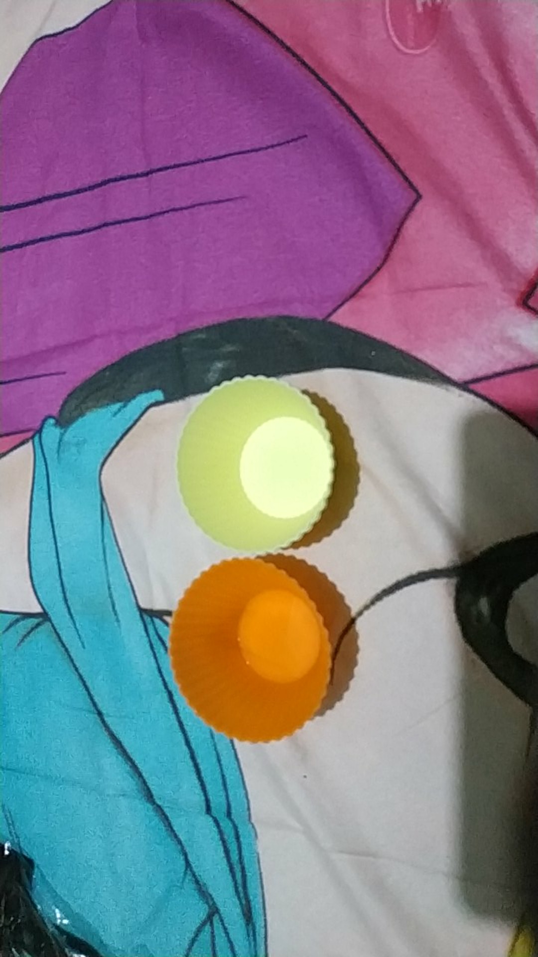 Cetakan Kue Bentuk Bulat Bahan Silikon Gaya Casual Untuk Anak-anak