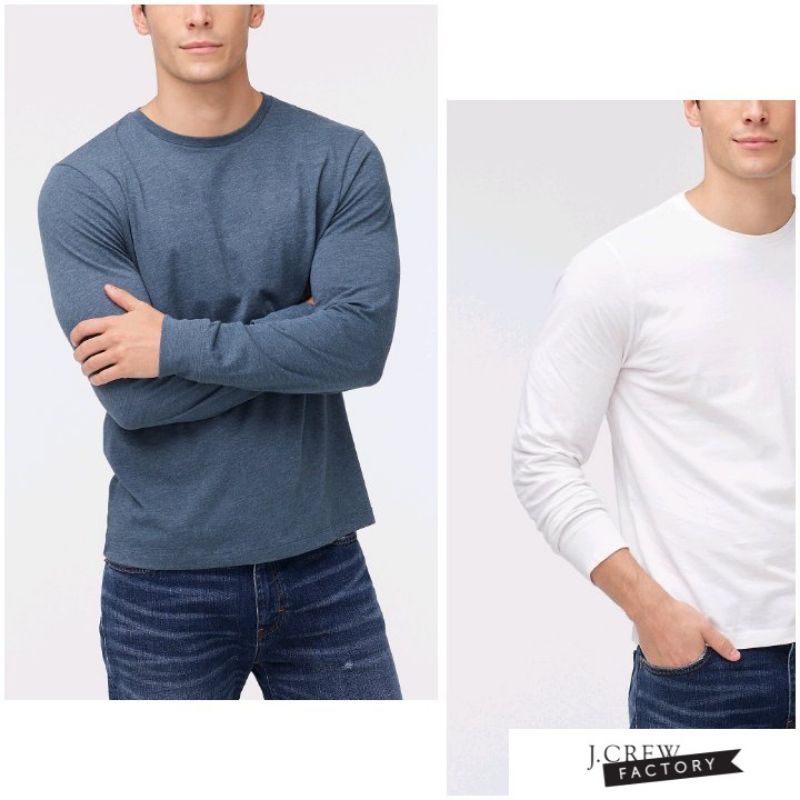 Kaos J Crew Washed Long Sleeves