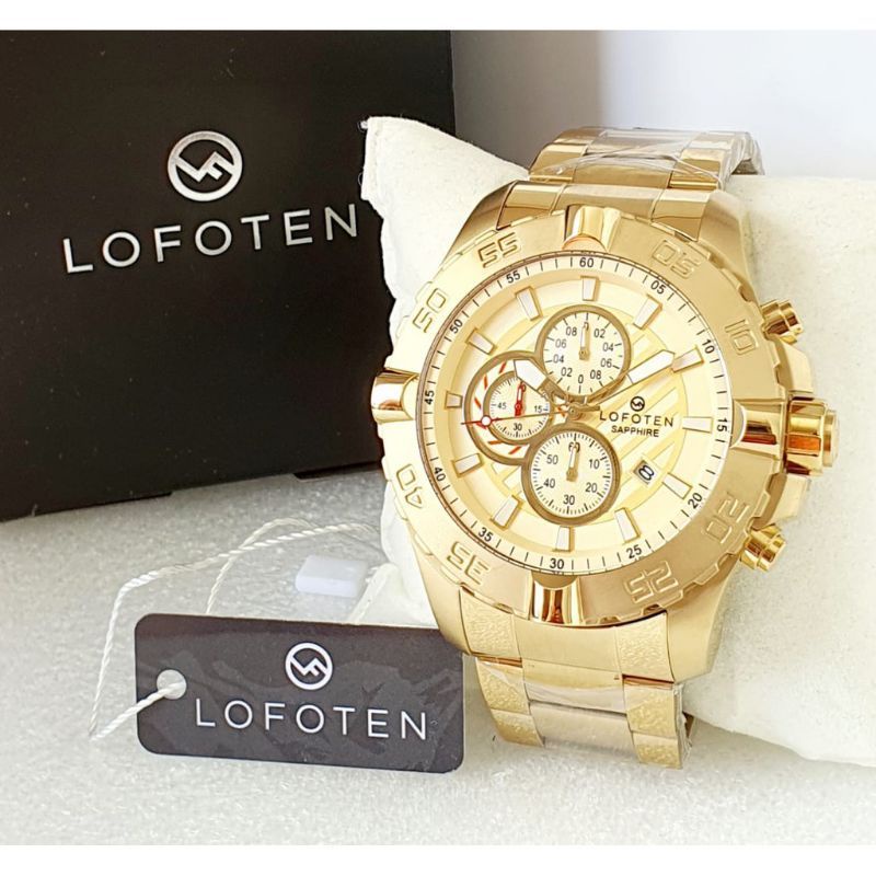 LOFOTEN 6512 JAM TANGAN PRIA LOFOTEN SAPPHIRE ORIGINAL GOLD