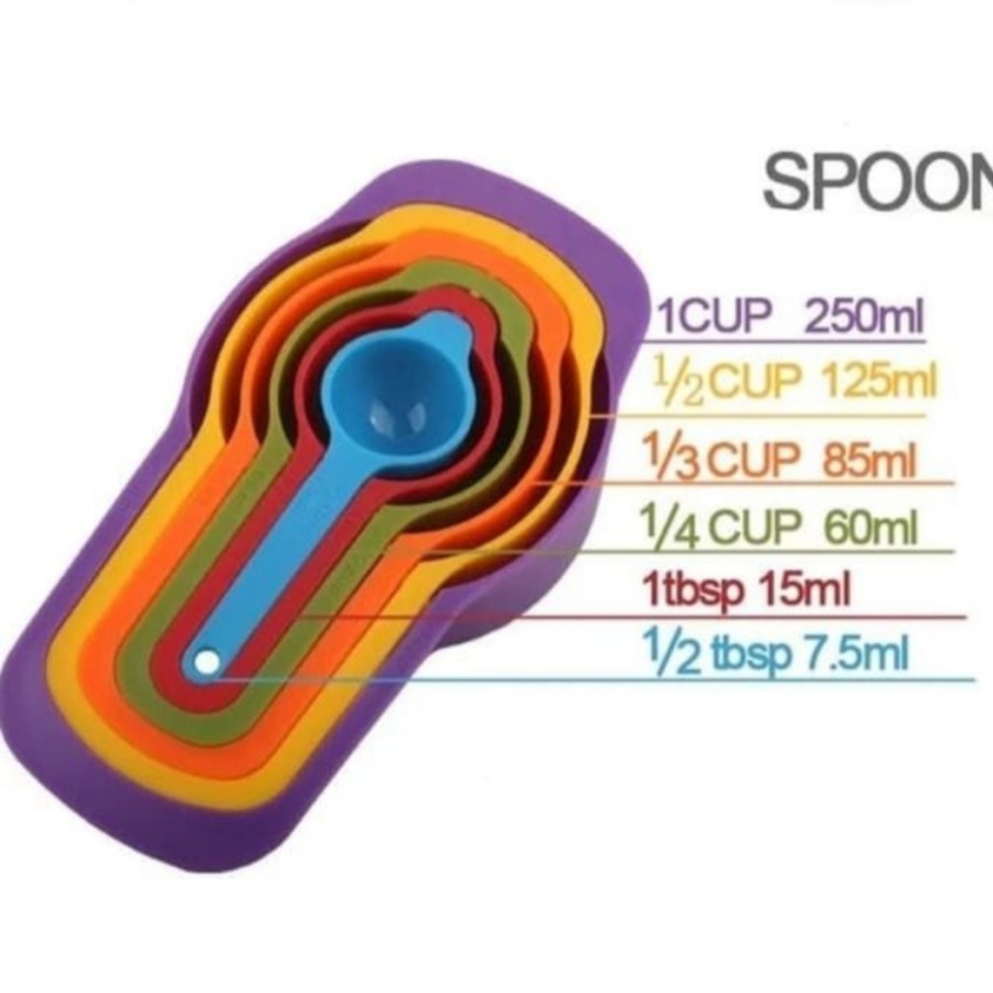 Sendok Takar Set Besar Warna Sendok Ukur Measuring Spoon