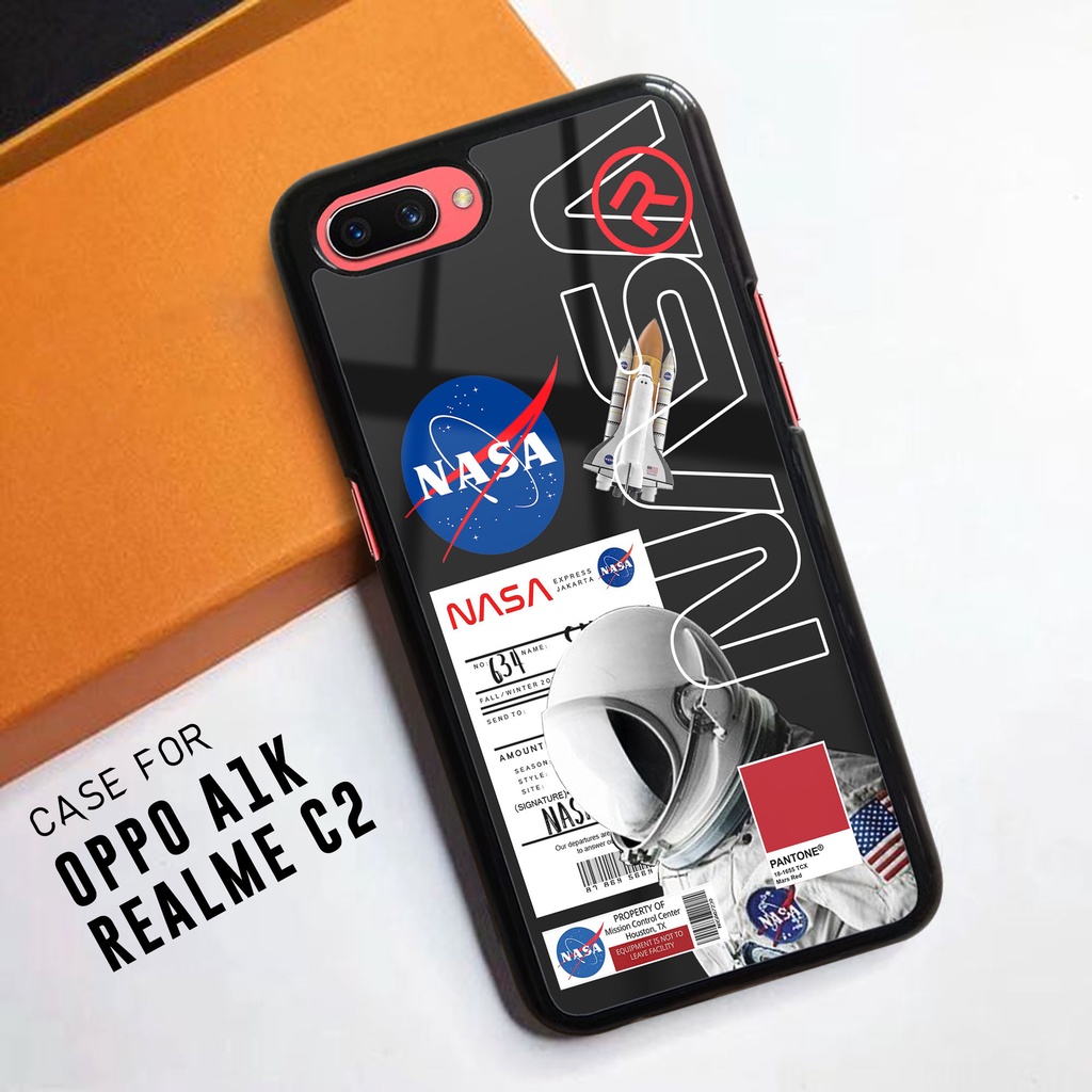 Case Oppo A1K / Realme C2 - Fashion Case Motif NASA MOON - Casing Oppo A1K / Realme C2 - Case hp Opp