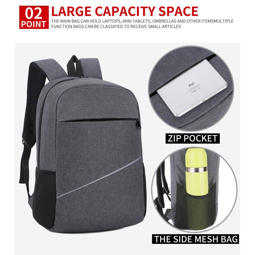 Parkson Ransel Laptop/Tas Ransel Kuliah Import Murah Meriah/Unisex/Backpack Travelling [PROMO] Type S003