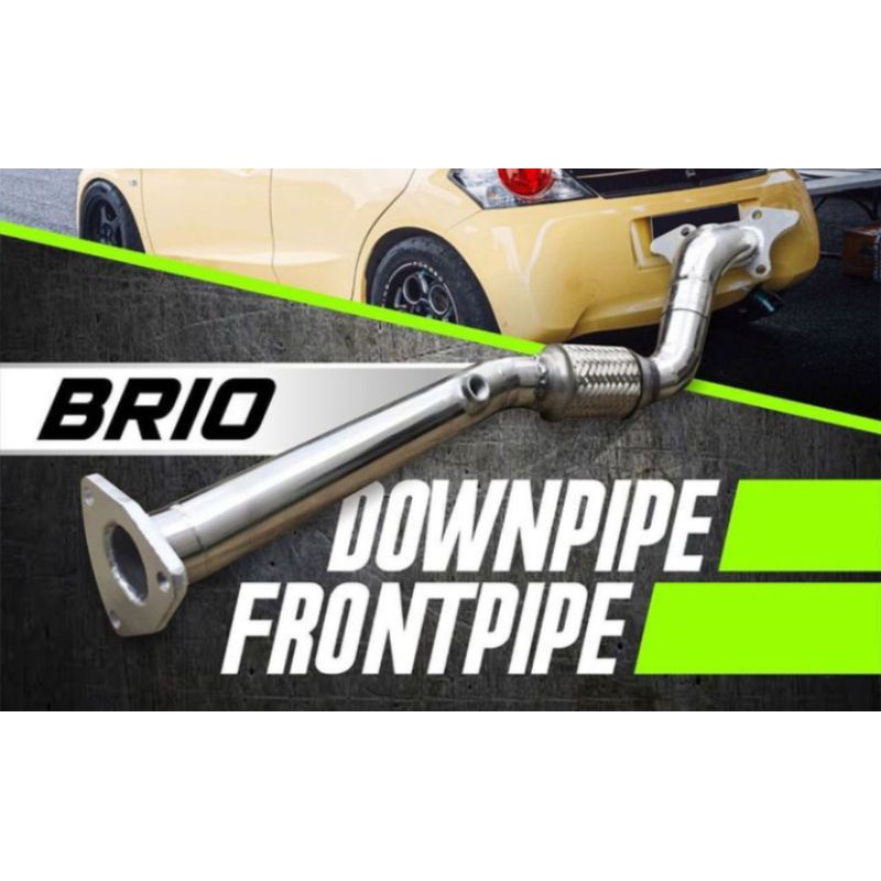 DOWNPIPE FRONTPIPE BRIO , JAZZ GKS Terlaris Alpino Original
