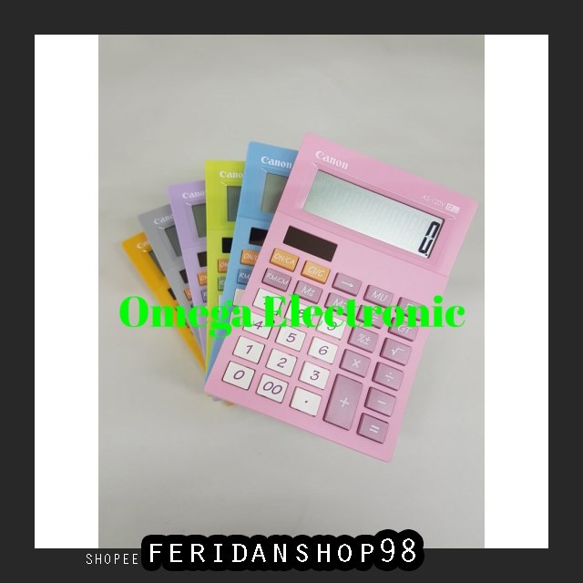 

BT720 CANON AS-120V CALCULATOR BEST DESKTOP KALKULATOR STYLISH WARNA COLORFUL AS BY FERIDANSHOP98