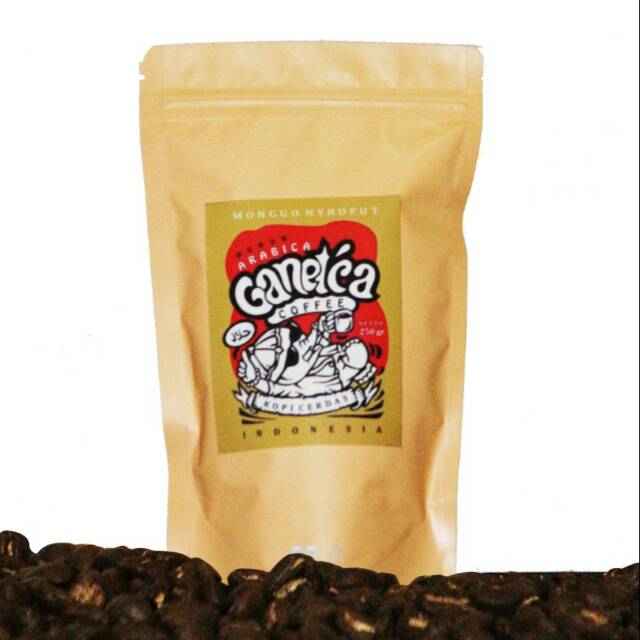 

Kopi Arabica Roasted Bean Ganetca 250 Gram Cimenyan