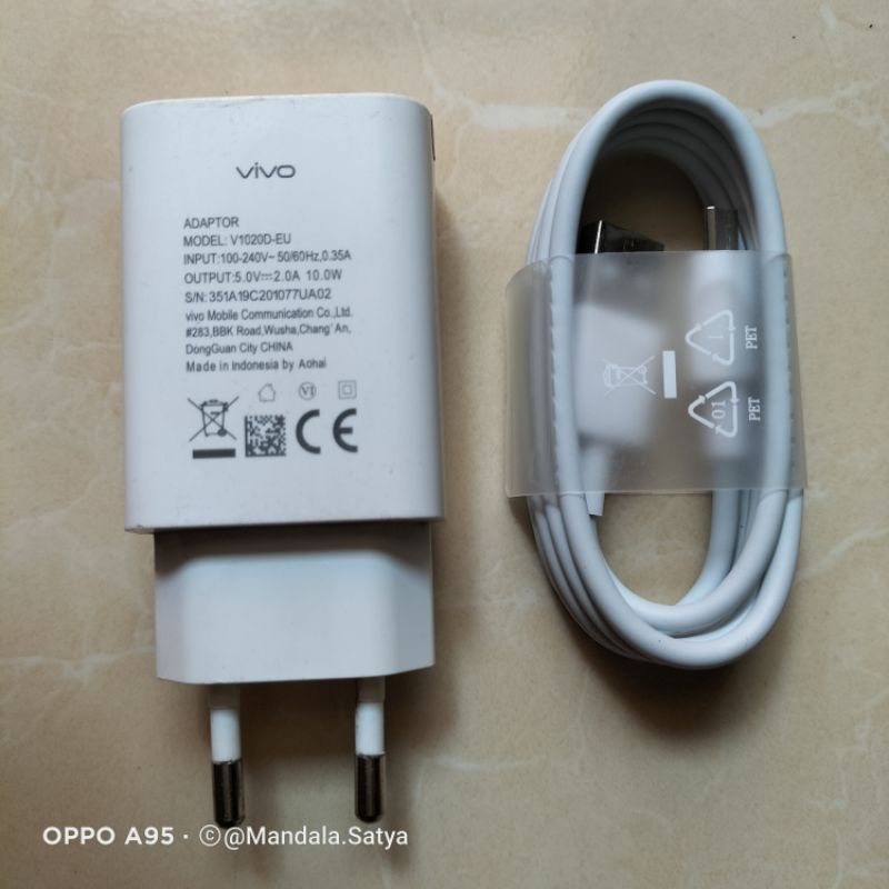 Charger Bawaan Vivo Y12,Y12S,Y15,Suport tipe Y17,Y15s,Y19,Z1 Original 100%