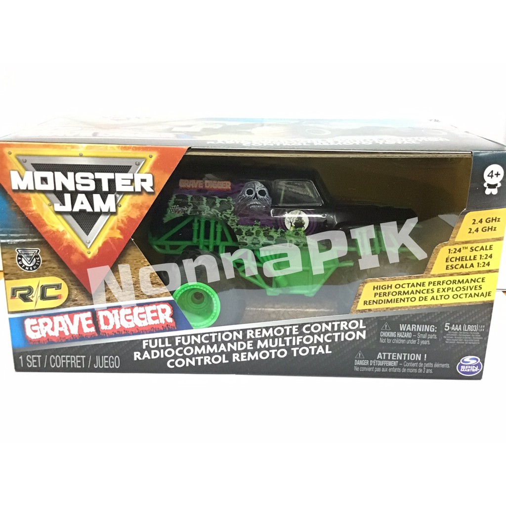 Radio Control Monster Jam Official GRAVE DIGGER RC Truck
