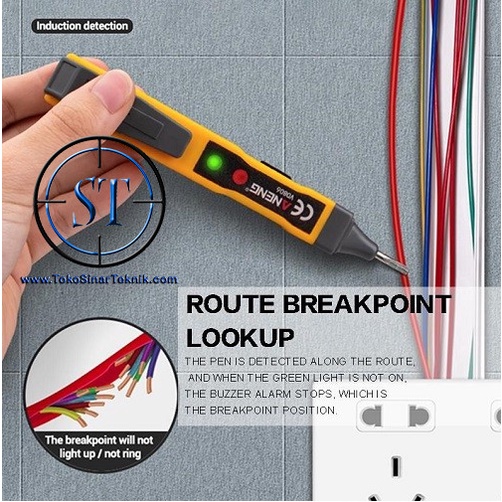 Tester Pen Tespen Non Contact AC VD806 1000V Electric Tes Pena Voltage Detector Listrik Sirkuit Induksi Tester LED Pensil Pencil