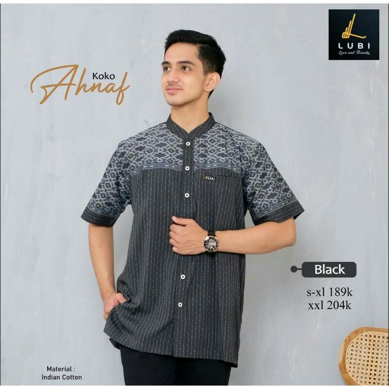 KOKO LUBI AHNAF BLACK [SIZE XL], KOKO ALFARIZQI WHITE [SIZE S, L, XL, 2XL], KOKO ISMAIL WHITE [SIZE 