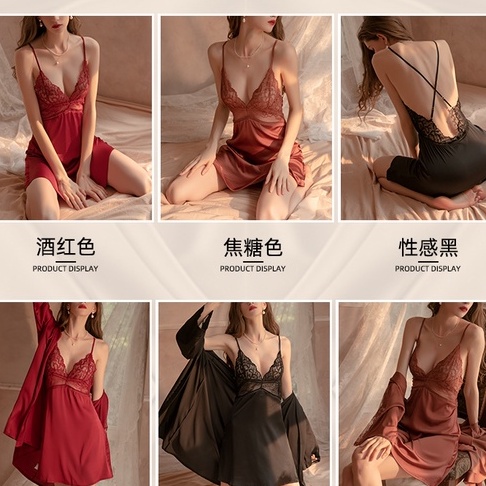 Vee-kimono silk 2 in 6341 pad bra/seserahan/bajutidur-7