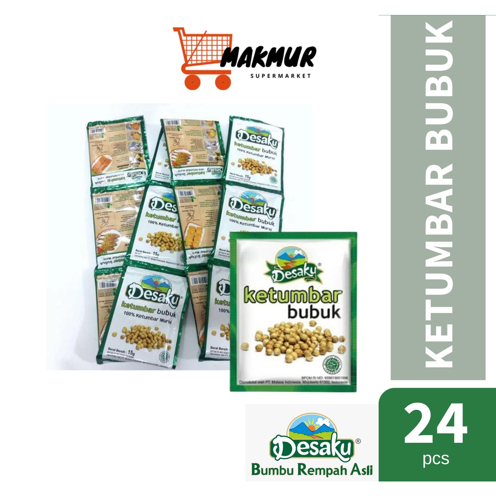 

Desaku Ketumbar Bubuk 12,5 gram isi 24 pcs