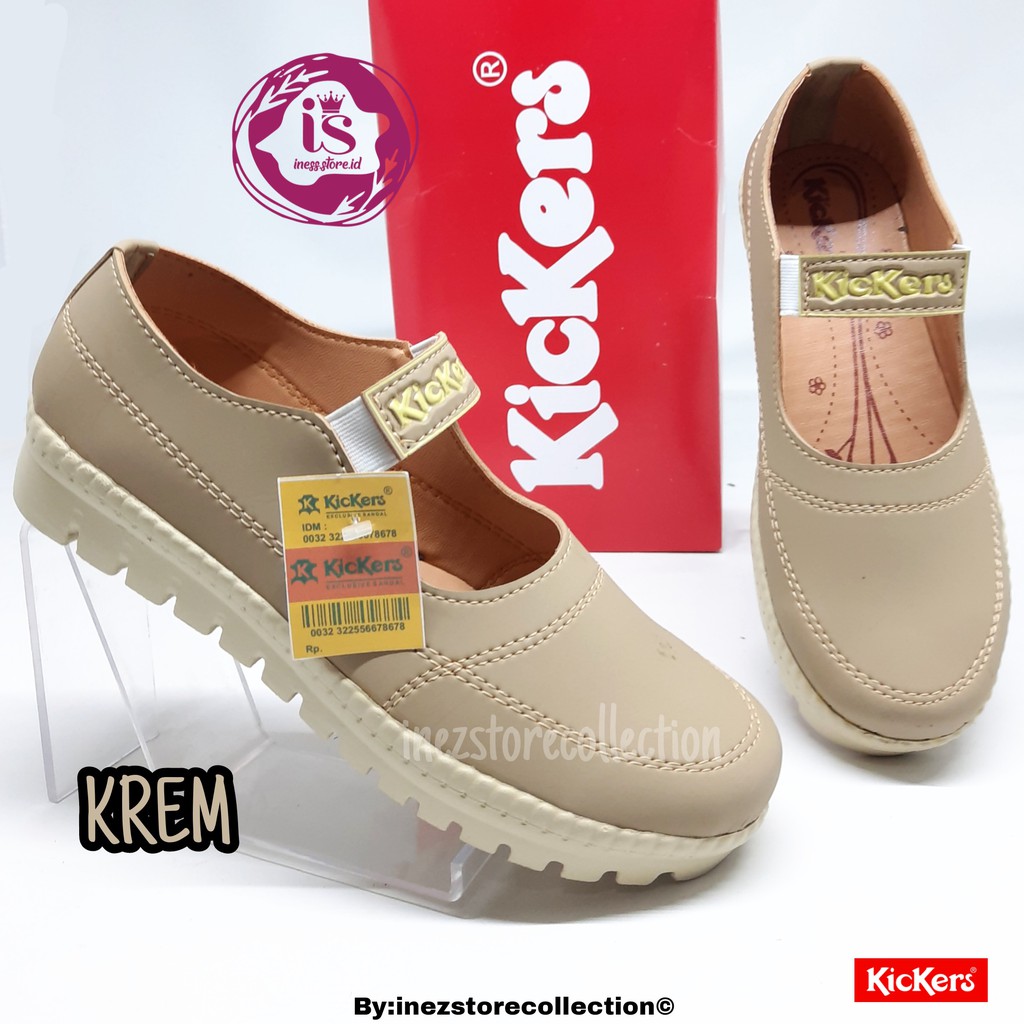 SEPATU KICKERS WANITA SLIP ON TERBARU KODE AULIA31 MURAH HARGA GROSIR