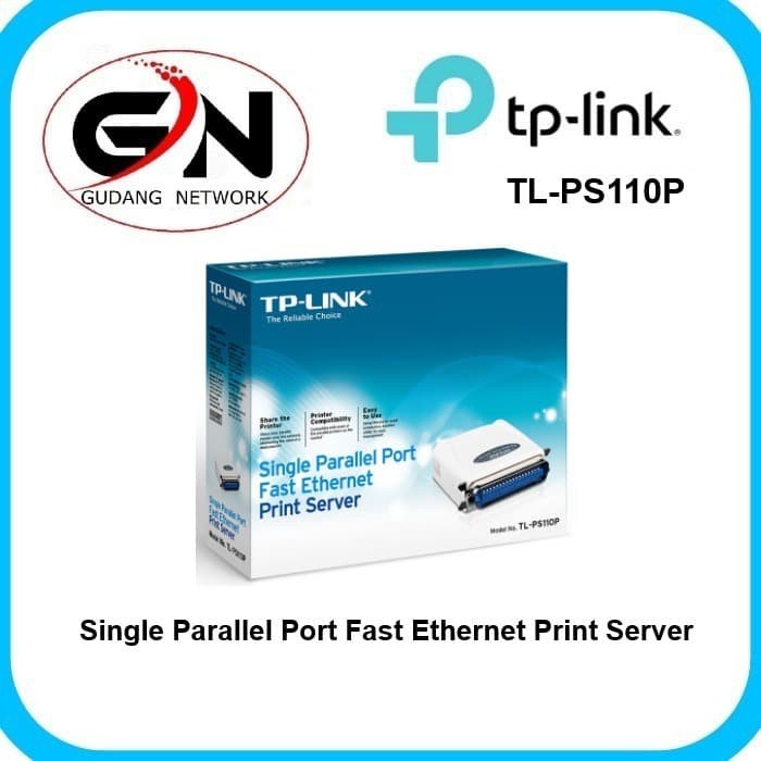 TP-Link TL-PS110P Single parallel port Fast Ethernet Print Server