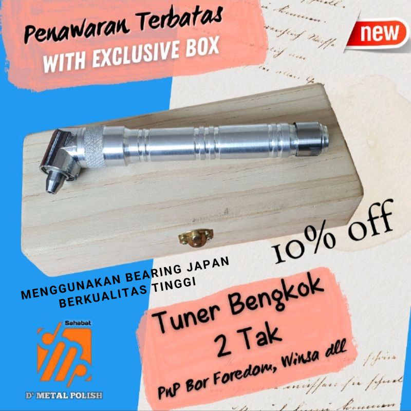 Tuner Bengkok Tuner Sudut 2tak Pnp Bor Gantung Foredom Tuner 105
