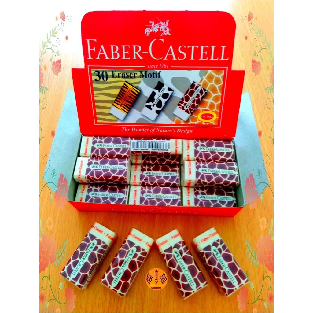 

Penghapus Sedang Faber Castell 264600 Eraser Motif Giraffe ( Jerapah )
