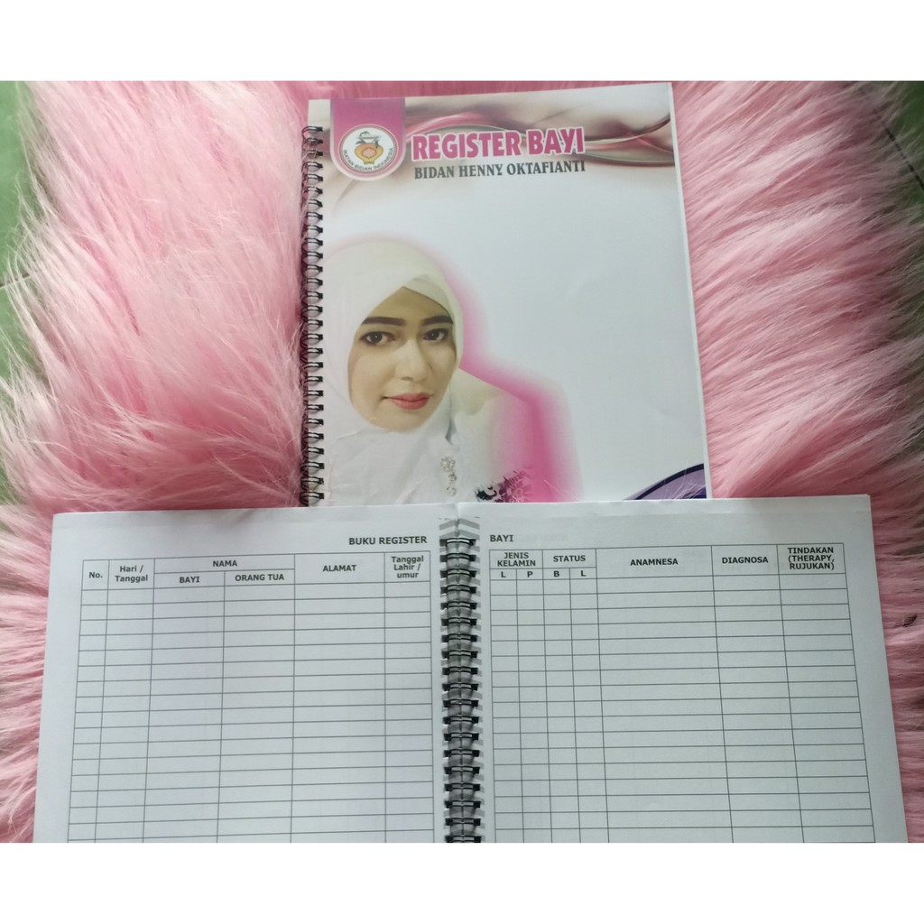 BUKU REGISTER BAYI/MTBS COVER EKLUSIF SPIRAL