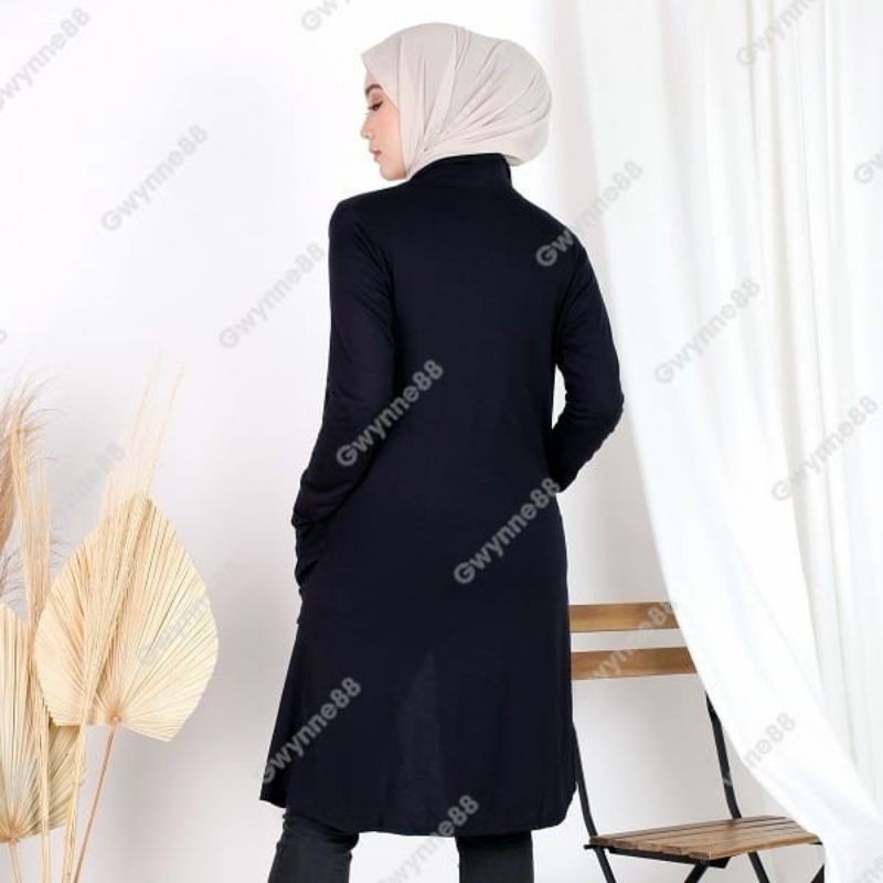 Atasan Wanita Outerwear Cardigan Kaos Spandek