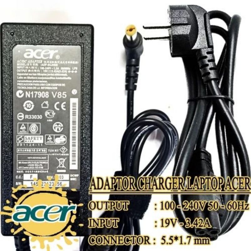 Adaptor Charger Original Laptop Acer Aspire V5-471 V5-471G V5-431
