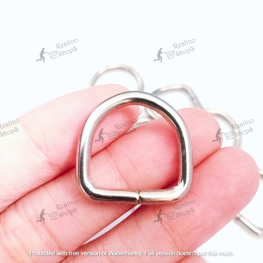 RING D TINGGI - 1.5CM NEKEL (KUALITAS B) - AKSESORIS TAS