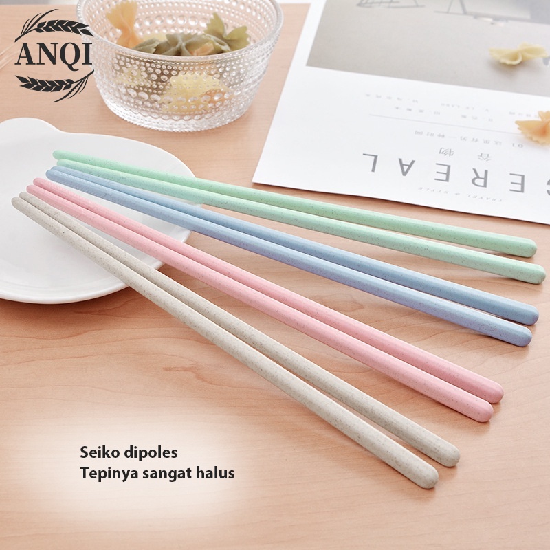 ANQI 1888 Sumpit Melamin Isi 4 Pasang / Sumpit Mie Melamine / Melamine Chopsticks 24 CM VS-74