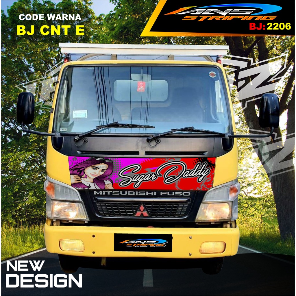 DECAL STICKER KAP DEPAN TRUK  RAGASA / STIKER KABIN TRUK RAGASA,UMPLUNG / STIKER KAP CUP DEPAN TRUK DINA,FUSO