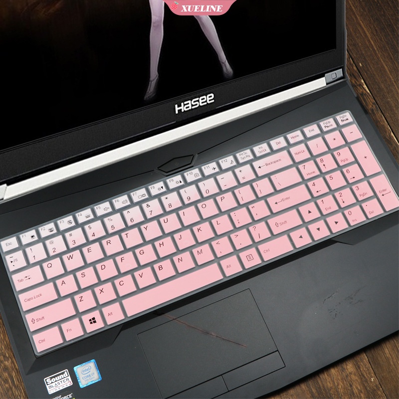 Shenzhou HASEE Ares Z7M Z7-KP7SC KP5SC Full Cover Keyboard Bahan Silikon Ukuran 15.6 &quot;