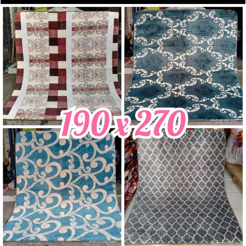 KARPET MALAYSIA SHUFU 190x270 KARPET MALAYSIA TEBAL 18mm KARPET MALAYSIA JUMBO