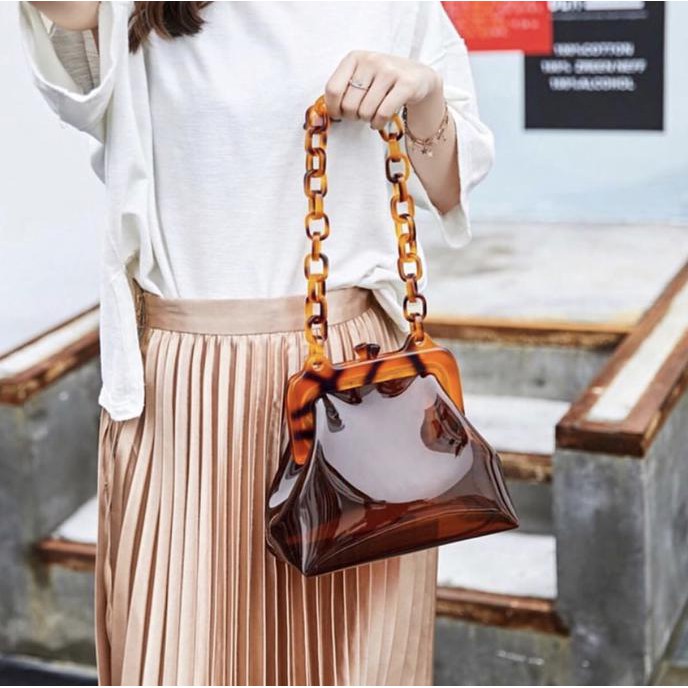 Tas TopShop Acrylic Frame Bag