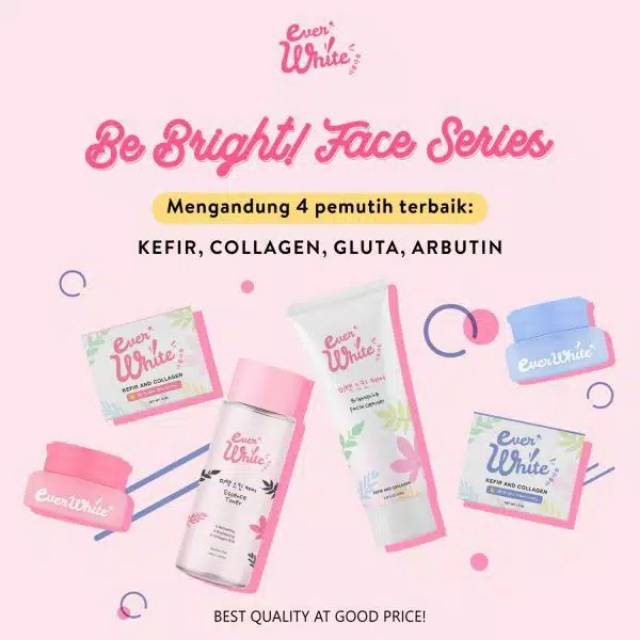 [NEW PACKAGING] EVERWHITE Be Bright! Face Series Set