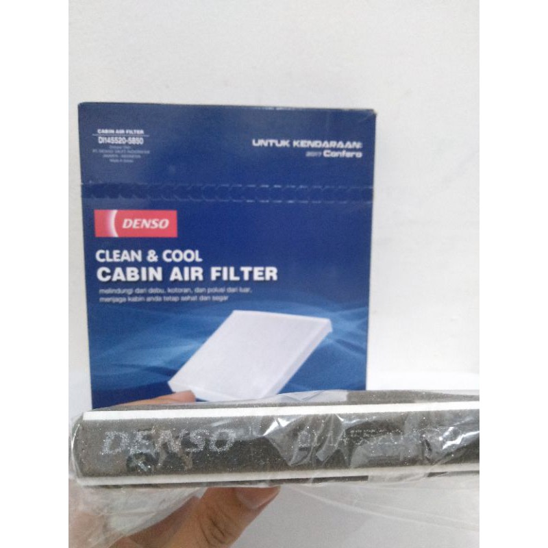 Filter Udara AC Kabin Cabin Air Filter Denso Original 145520-5850 Wuling Confero 2017 Ke Atas Asli