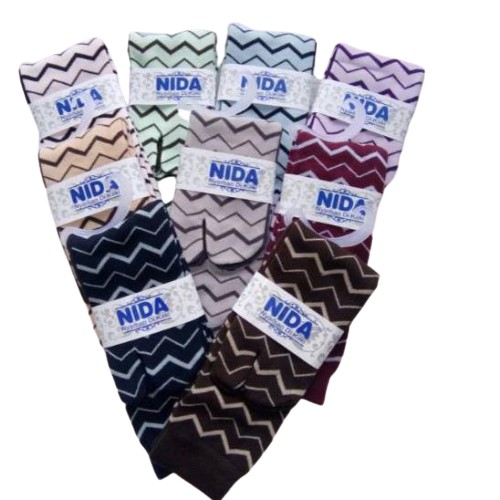 Kaos Kaki Jempol Wanita Muslimah Nida Motif Zig zag Chevron