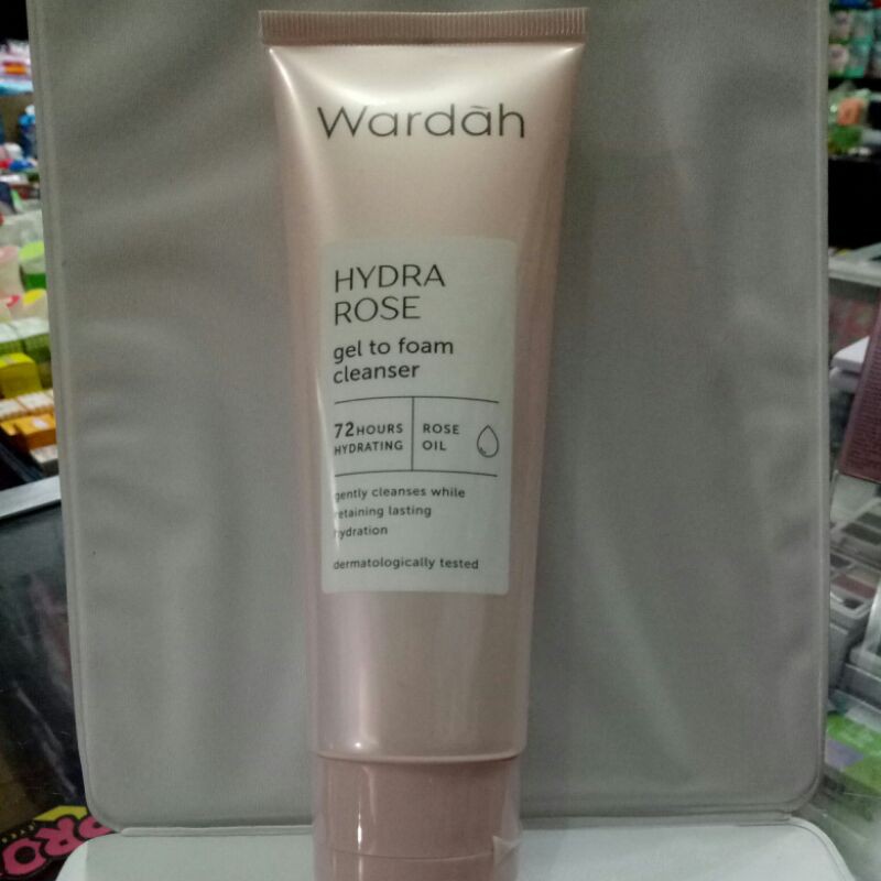 Wardah Hydra rose Gel To Foam clenser 100ml