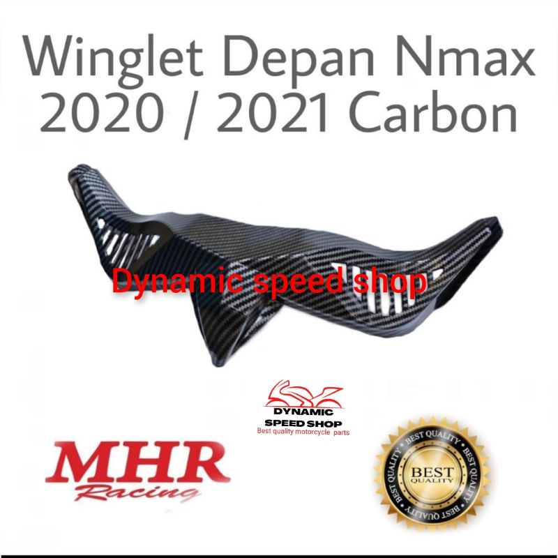 winglet depan carbon mhr nmax new winglet karbon new nmax connected