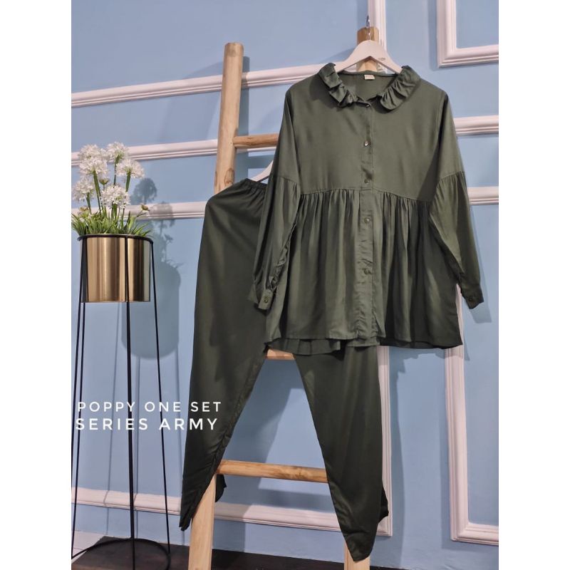 one set wanita rayon best seller ld 100 - 110 Setelan wanita kekinian oneset rayon murah oneset polos oneset lengan panjang