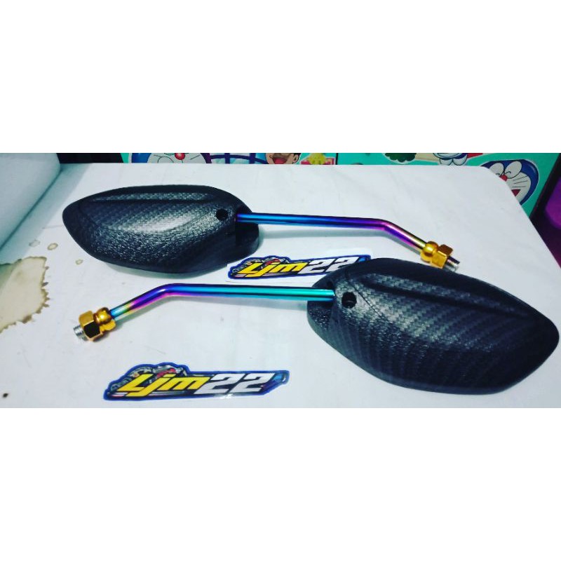 spion karbon 2tone motor honda beat vario supra