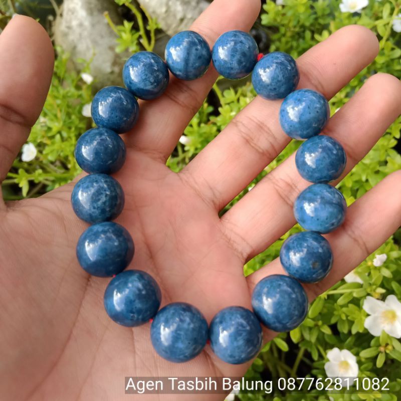 GELANG BATU MARJAN BIRU ASLI!!!!