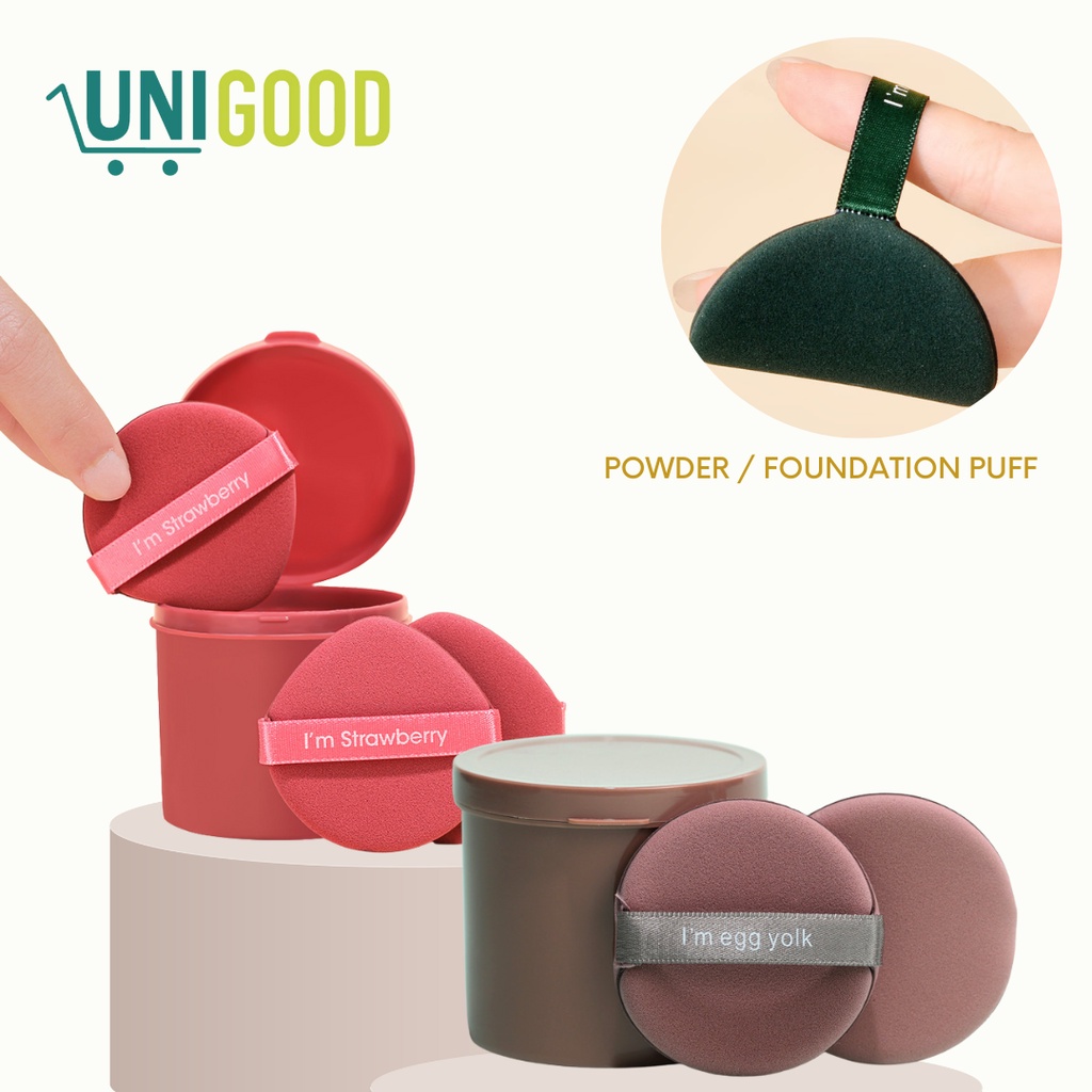 UNIGOOD - Sponge Puff Makeup Isi 7 Spons Bedak BB Cream Cushion