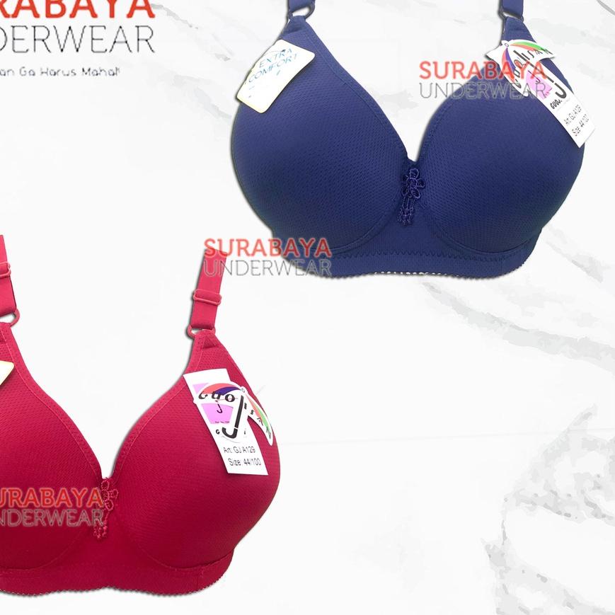 BRA / BH JUMBO SZ BESAR CUP BESAR KAIT 3 Size 44-50 TANPA KAWAT .,