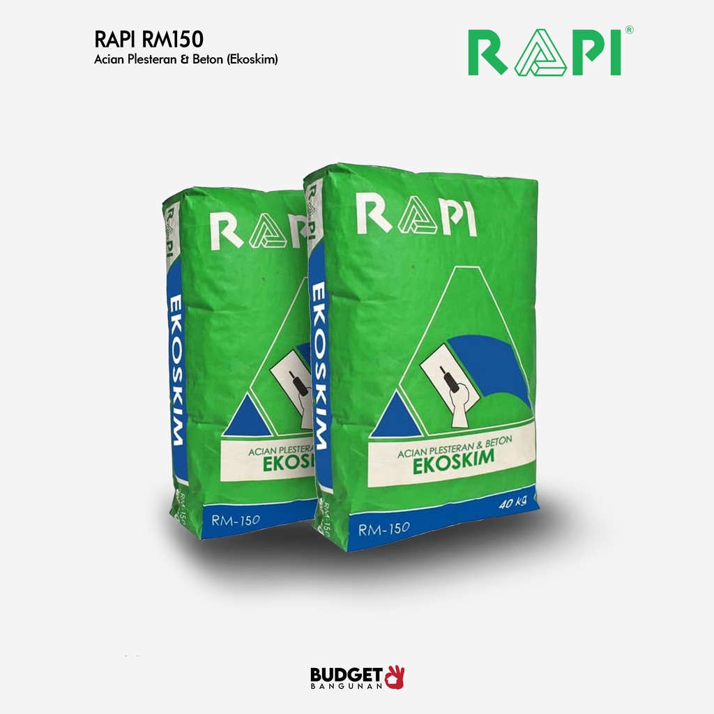 Semen Mortar Ekoskim (Acian + Plester) Rapi Mortar RM150 40 kg