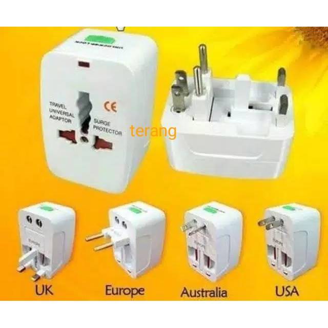 Jual Adaptor Internasional Travel Adaptor Universal World International ...