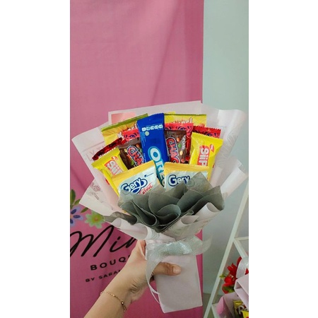 

Snack Bouquet Size Reguler - Pink