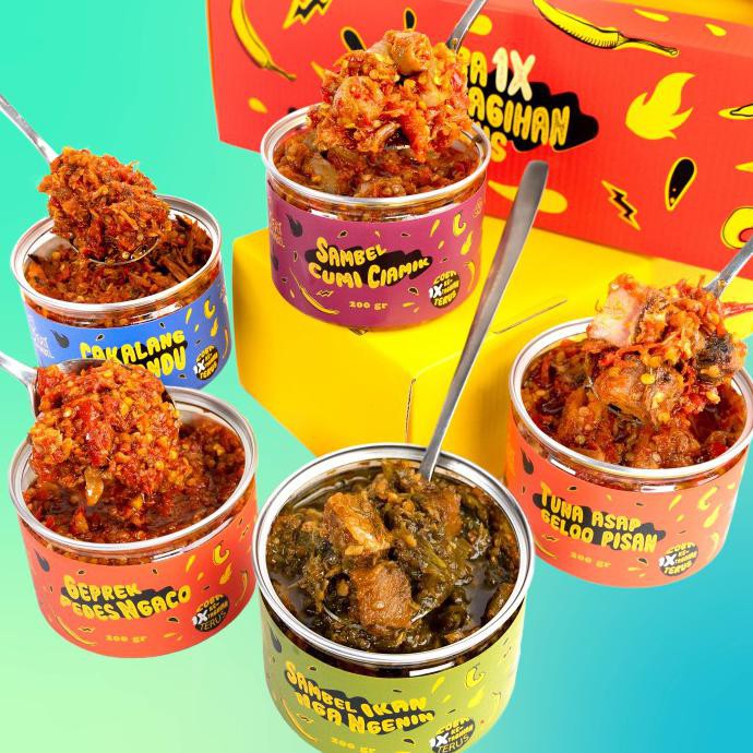 

BARU Set Sambel Jagoan Kumplit 5 Varian Eatsambel!
